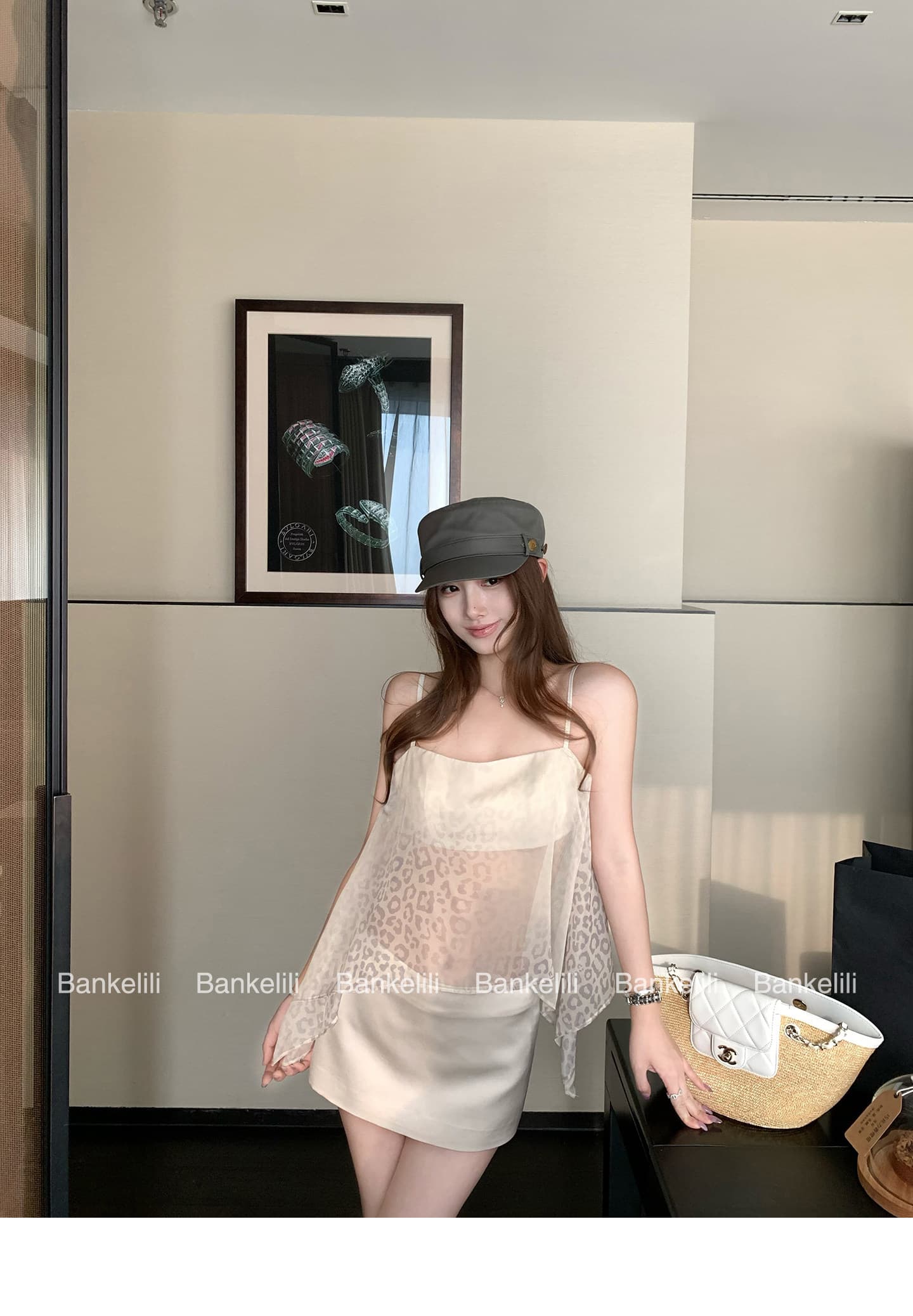 밤나무 코코아 bankelili 전체 점수 백만 가져 가라. 치마 안개 얼굴 공단 센스 mini 치마바지 스트레이트 반신 스커트 여성 여름 상세 이미지 17