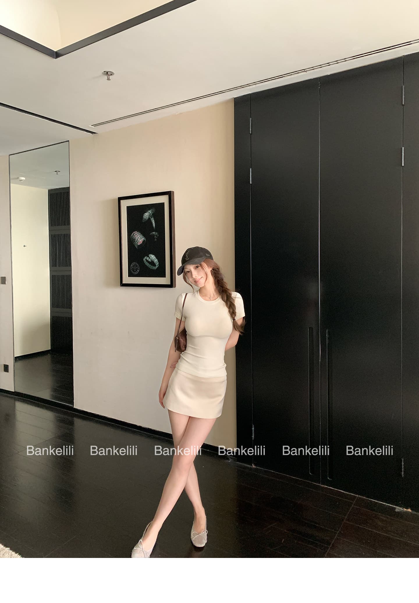 밤나무 코코아 bankelili 전체 점수 백만 가져 가라. 치마 안개 얼굴 공단 센스 mini 치마바지 스트레이트 반신 스커트 여성 여름 상세 이미지 33