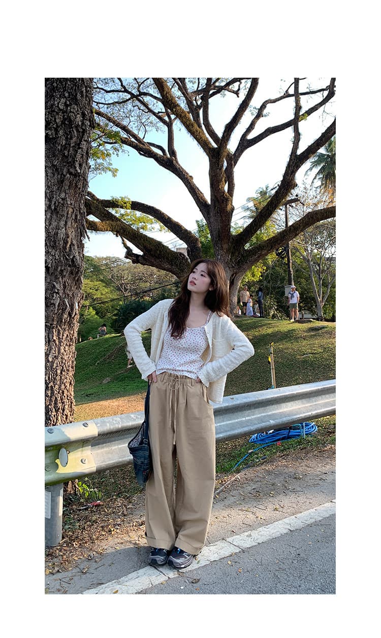 xxdeli 향기로운 향 ~ 중 배 한 부서 부드러운 바람 홀로우 아웃 니트 오픈 가디건 봄 가을 느긋한 바람 슬림해 보이는 재킷 상세 이미지 23
