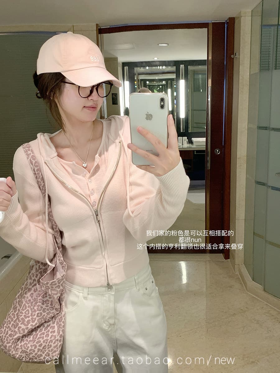 callmeear 미니멀리즘 수식 라이 경기 서울 양모 긴팔 티셔츠 여성 이른 가을 몸매 가꾸기 슬림해 보이는 맨위 상세 이미지 12