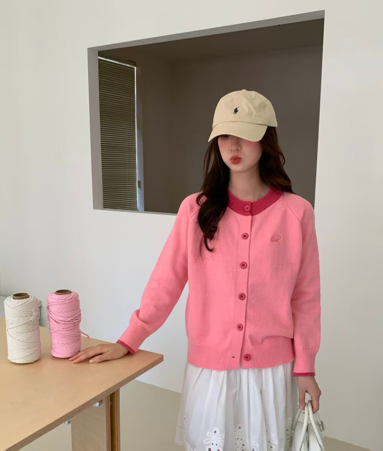 한 부서 레트로 라운드 넥 더블 지퍼 스웨터 여성 코트 2026 가을 겨울 새로운 루즈핏 다용도 니트 오픈 가디건 맨위 상세 이미지 6