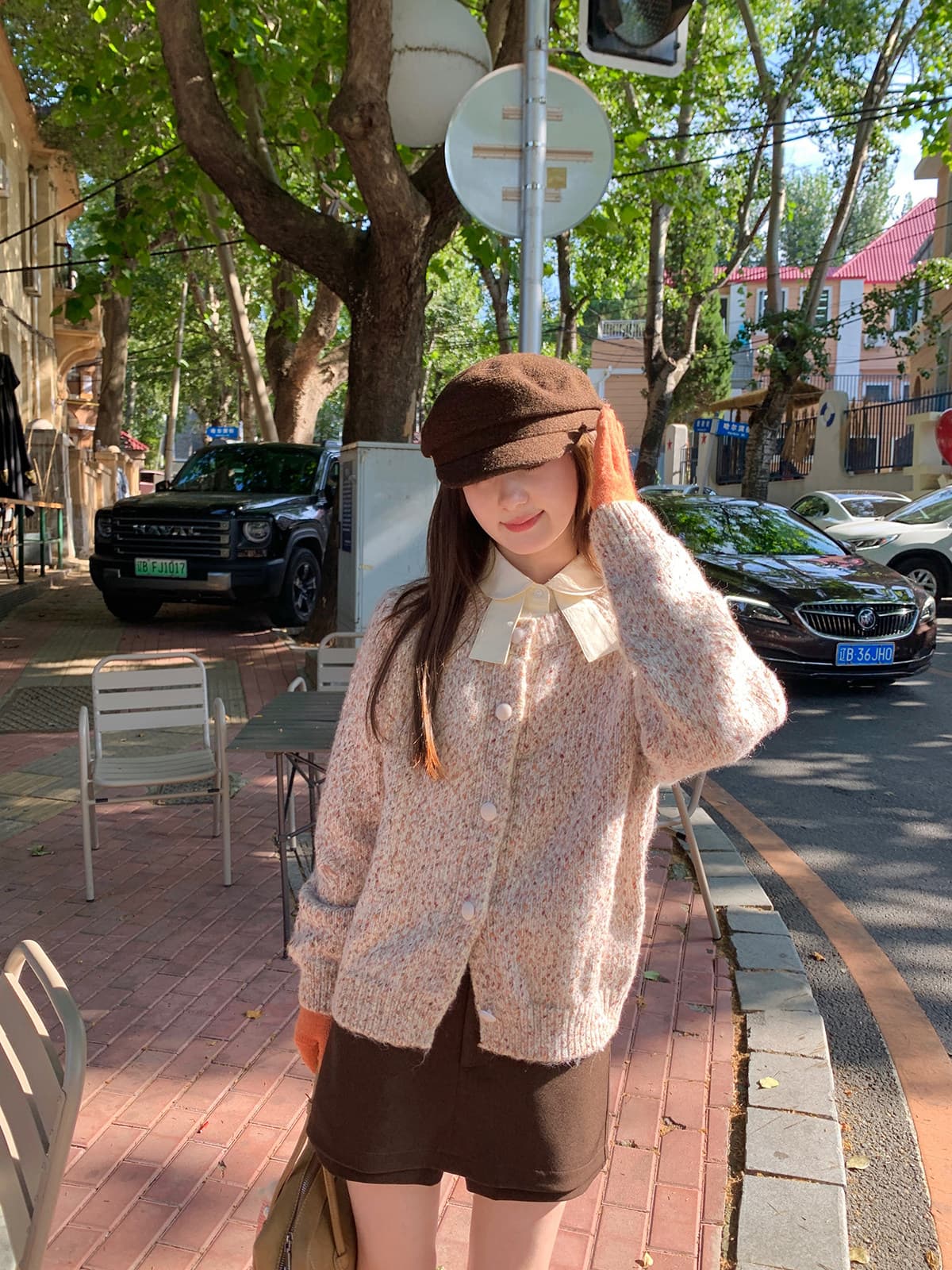 다우 시시 토끼 스택 착용 인사이드 가져 가라. 셔츠 긴팔 여성 높음 지혜 루즈핏 miu 부서 출퇴근 셔츠 슬림해 보이는 캐주얼 맨위 상세 이미지 5