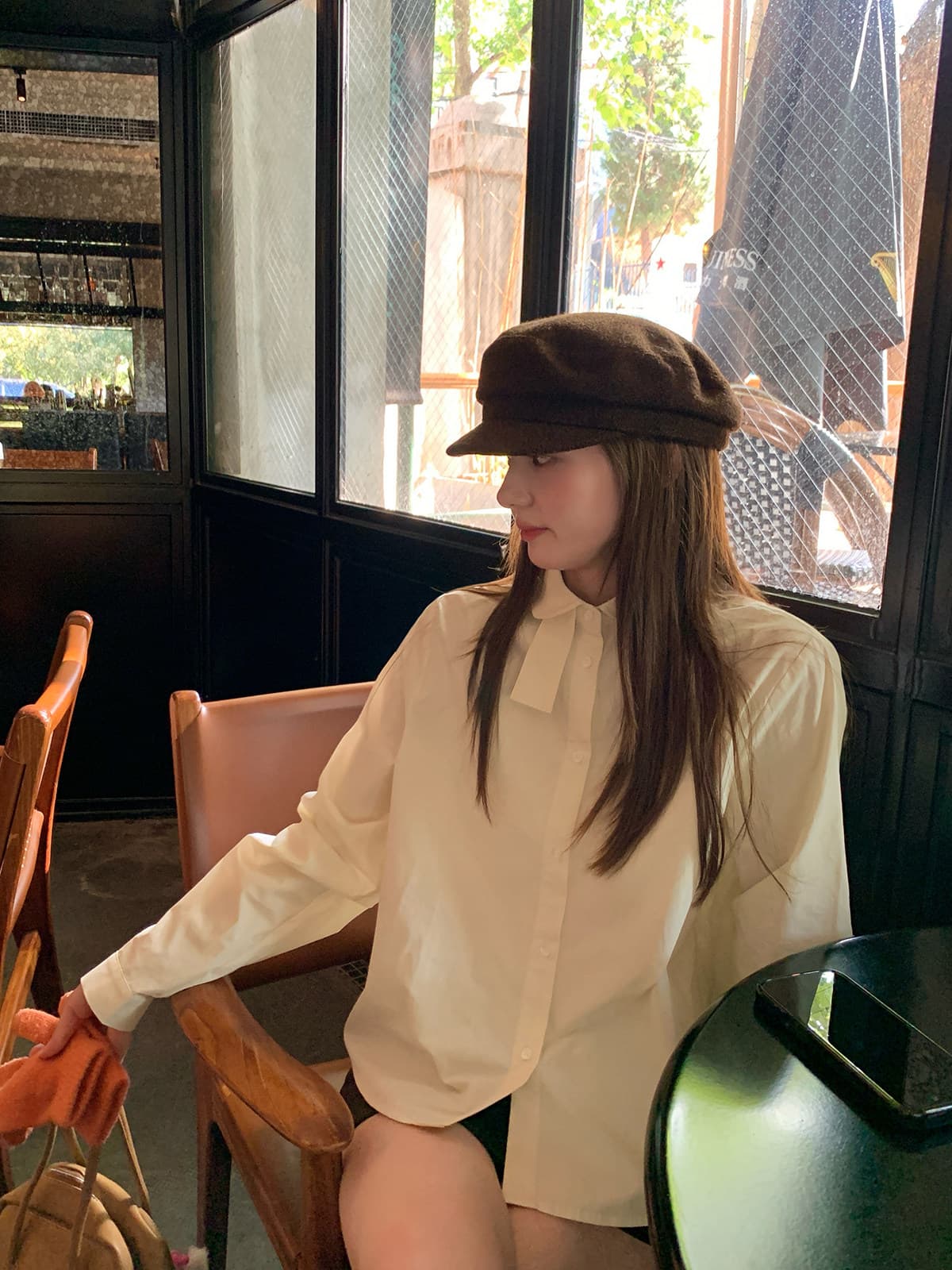 다우 시시 토끼 스택 착용 인사이드 가져 가라. 셔츠 긴팔 여성 높음 지혜 루즈핏 miu 부서 출퇴근 셔츠 슬림해 보이는 캐주얼 맨위 상세 이미지 19