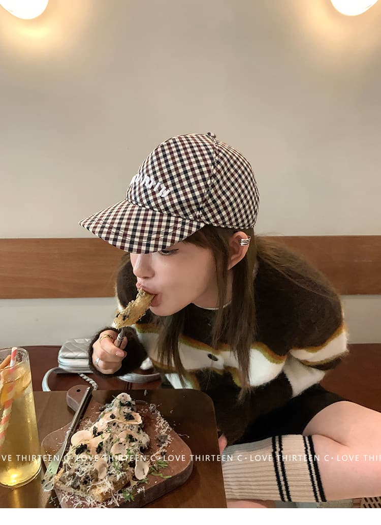초콜릿 웨이 화학 클래식 양모 배색 스트라이프 라운드 넥 스웨터 가을 새로운 오픈 가디건 짧은 외투 상세 이미지 16