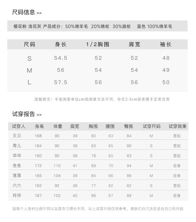 장 베이 베이 ibell 한 부서 루즈핏 슬림해 보이는 3 차원 후아 남편 그리드 후드 오픈 가디건 여성 레저 다용도 양모 재킷 상세 이미지 1