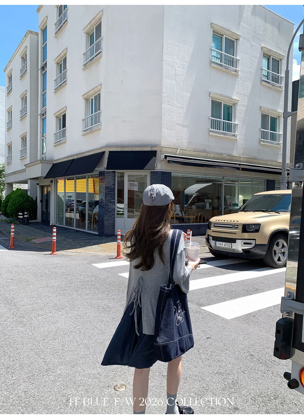 ff blue 이순신 샤 벨라 67 라이 경기 서울 2 색 맞춤 1 1 느긋한 오픈 가디건 체크무늬 스카프 느슨함 맨위 상세 이미지 21