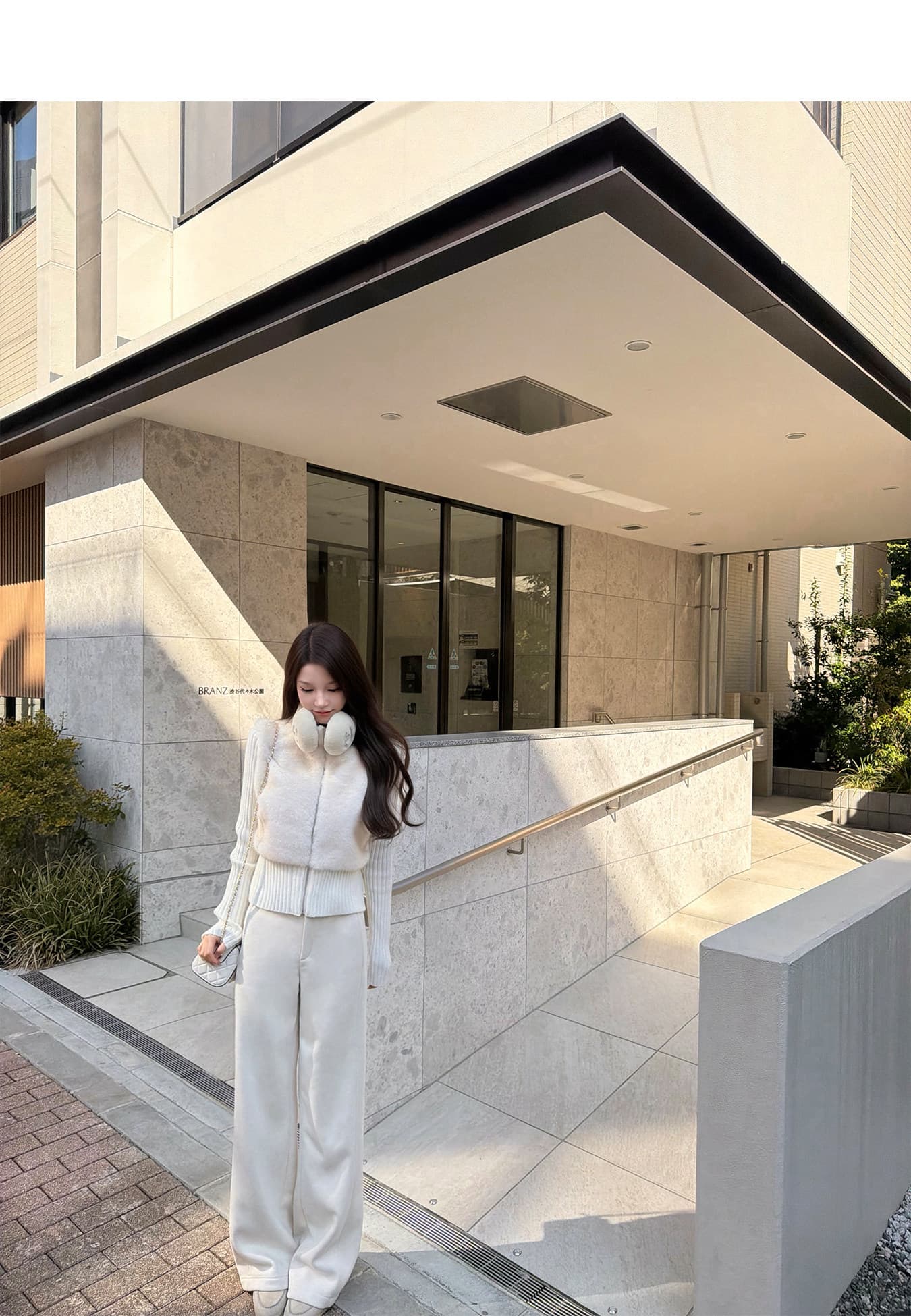 chicyou 따뜻한 벨벳 모조 모피 패치워크 지퍼 니트 몸매 가꾸기 다용도 재킷 상세 이미지 22