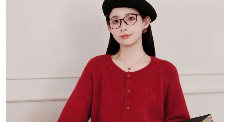 2025 출산 착용 세트 한국 스타일 디자인 센스 신년 서비스 외국 가스 인형 맨위 반신 스커트 상세 이미지 22