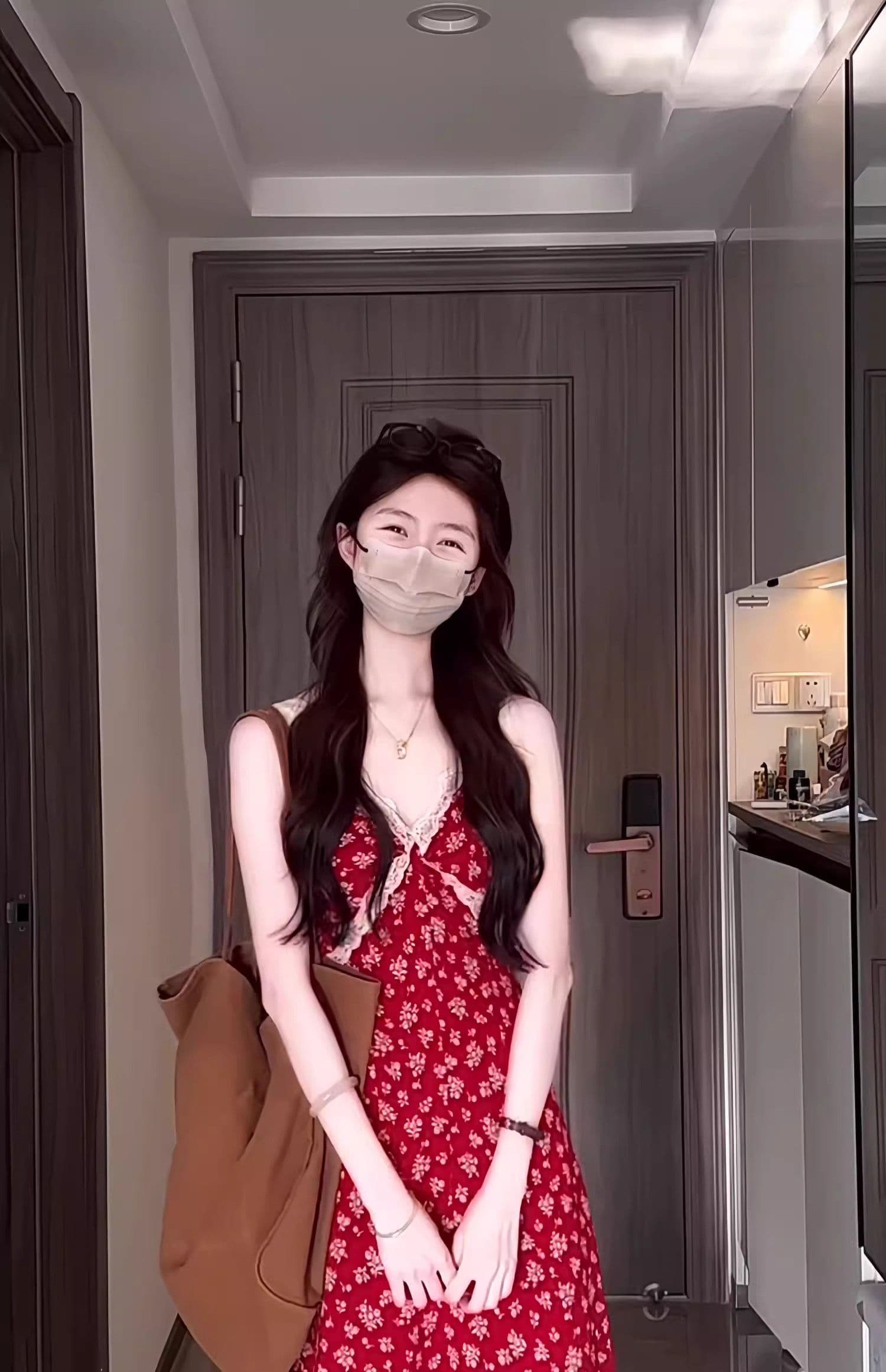 패치워크 슬립 프랑스식 레트로 드레스 여름 새로운 품격 몸매 가꾸기 슬림해 보이는 고급 디자인 센스 슬림해 보이는 치마 상세 이미지 9