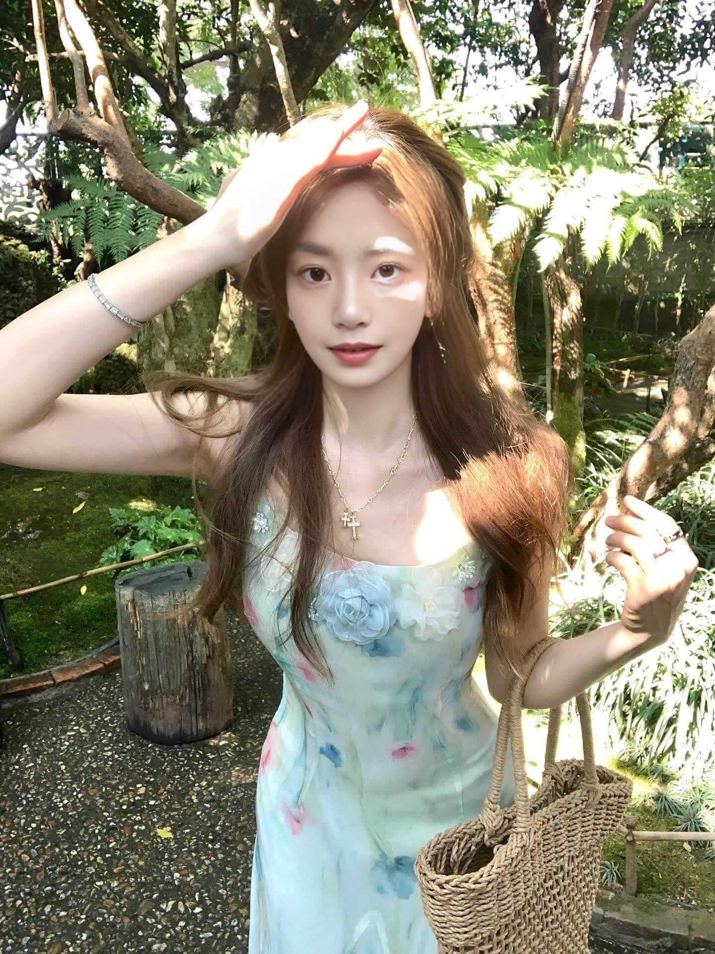 여행 휴가 바람 망사 꽃 슬립 여성 드레스 요정 품격 롱 코트 인어 꼬리 치마 봄 여름 새로운 상세 이미지 5