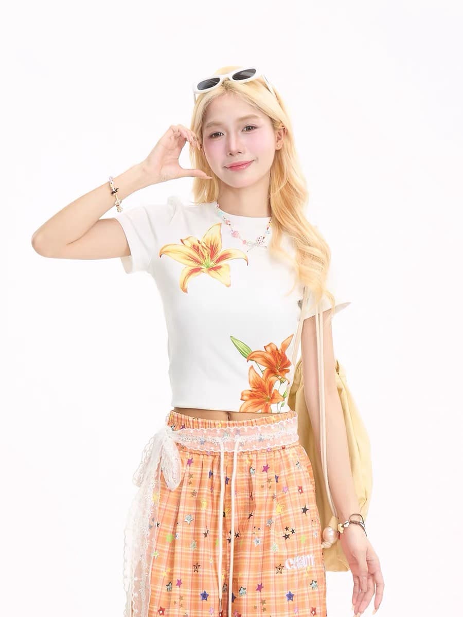 40 220 그램 빗질하다 92 면 8 암모니아 Lun 이후 패키지 칼라 몸매 가꾸기 슬림해 보이는 긍정적 인 어깨 반팔 티셔츠 여성 상세 이미지 2