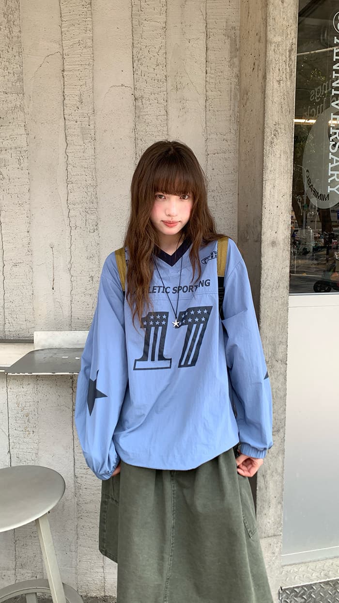 나일론 원단 얇은 스타일 자외선 차단 의류 후드티 아메리칸 V넥 후드티 알파벳 프린트 레트로 루즈핏 맨위 여름 여성 상세 이미지 12