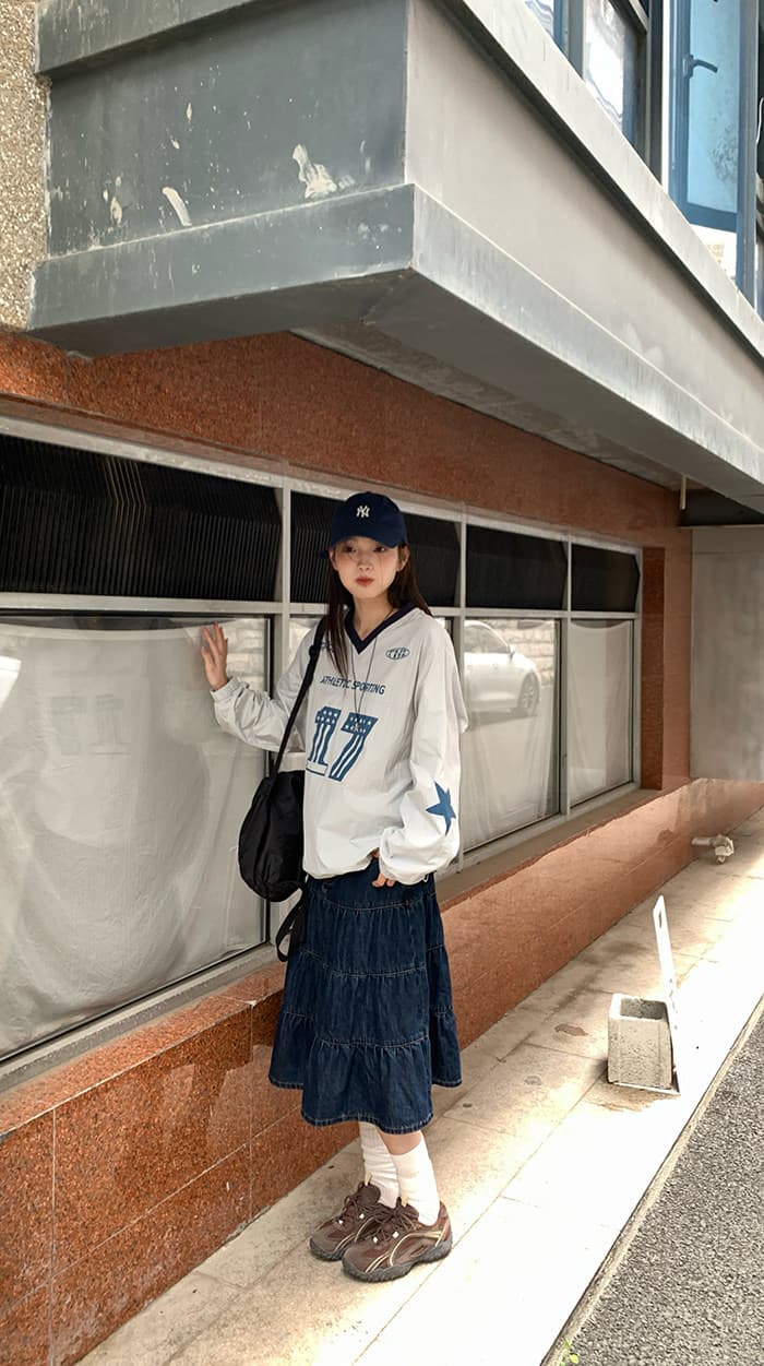 나일론 원단 얇은 스타일 자외선 차단 의류 후드티 아메리칸 V넥 후드티 알파벳 프린트 레트로 루즈핏 맨위 여름 여성 상세 이미지 22