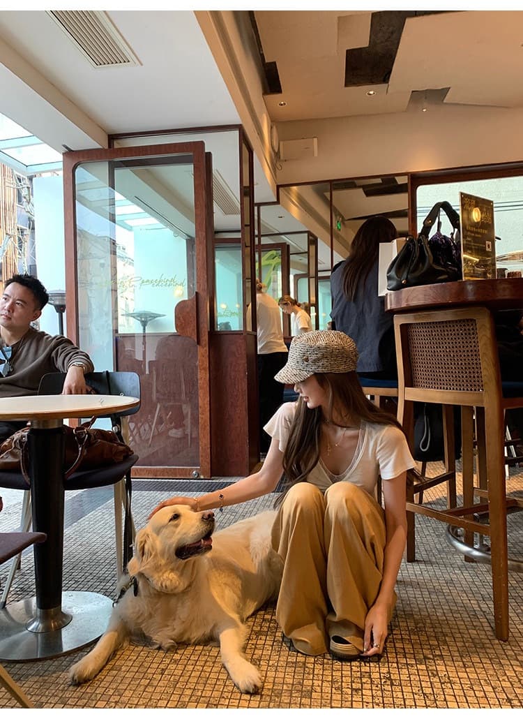원본 원단 검정색 V넥 페이크 레이어드 반팔 레이스 비틀림 반팔 티셔츠 여성 몸매 가꾸기 슬림해 보이는 맨위 상세 이미지 24