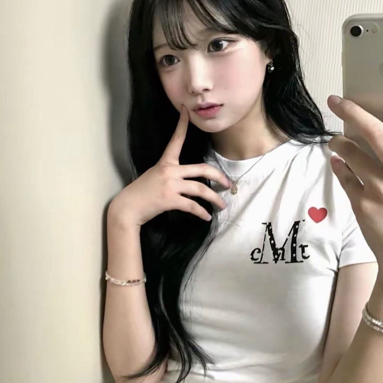 원본 것 순면 220 그램 40 음식 털 느낌 있음 신축성 프린트 몸매 가꾸기 허리 수축 반팔 티셔츠 여성