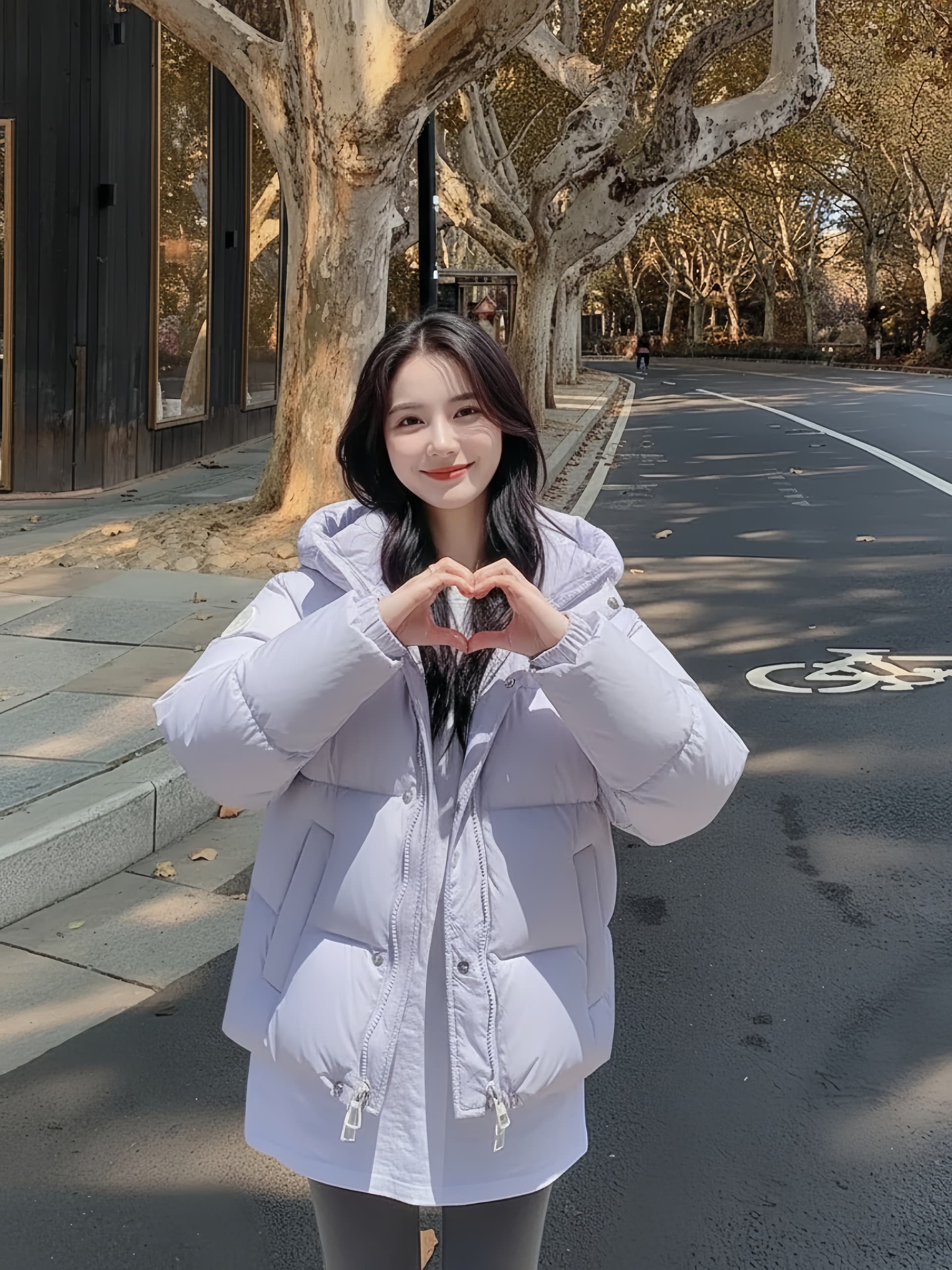 우유 씽 하는 소리 2026 겨울 보온 버블 푸 아래 면화 의류 여자 두꺼운 루즈핏 고급 센스 빵 외투 상세 이미지 12