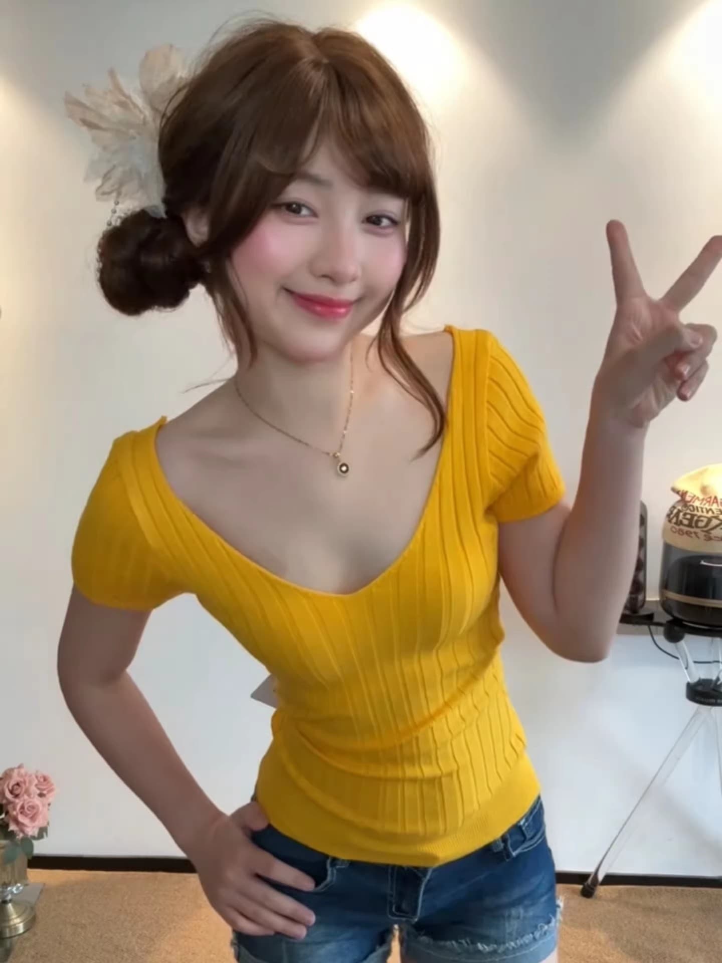 한 부서 핑크색 체크무늬 얇은 스타일 긴팔 셔츠 여성 코트 봄 새로운 루즈핏 셔츠 오픈 가디건 맨위 상세 이미지 1