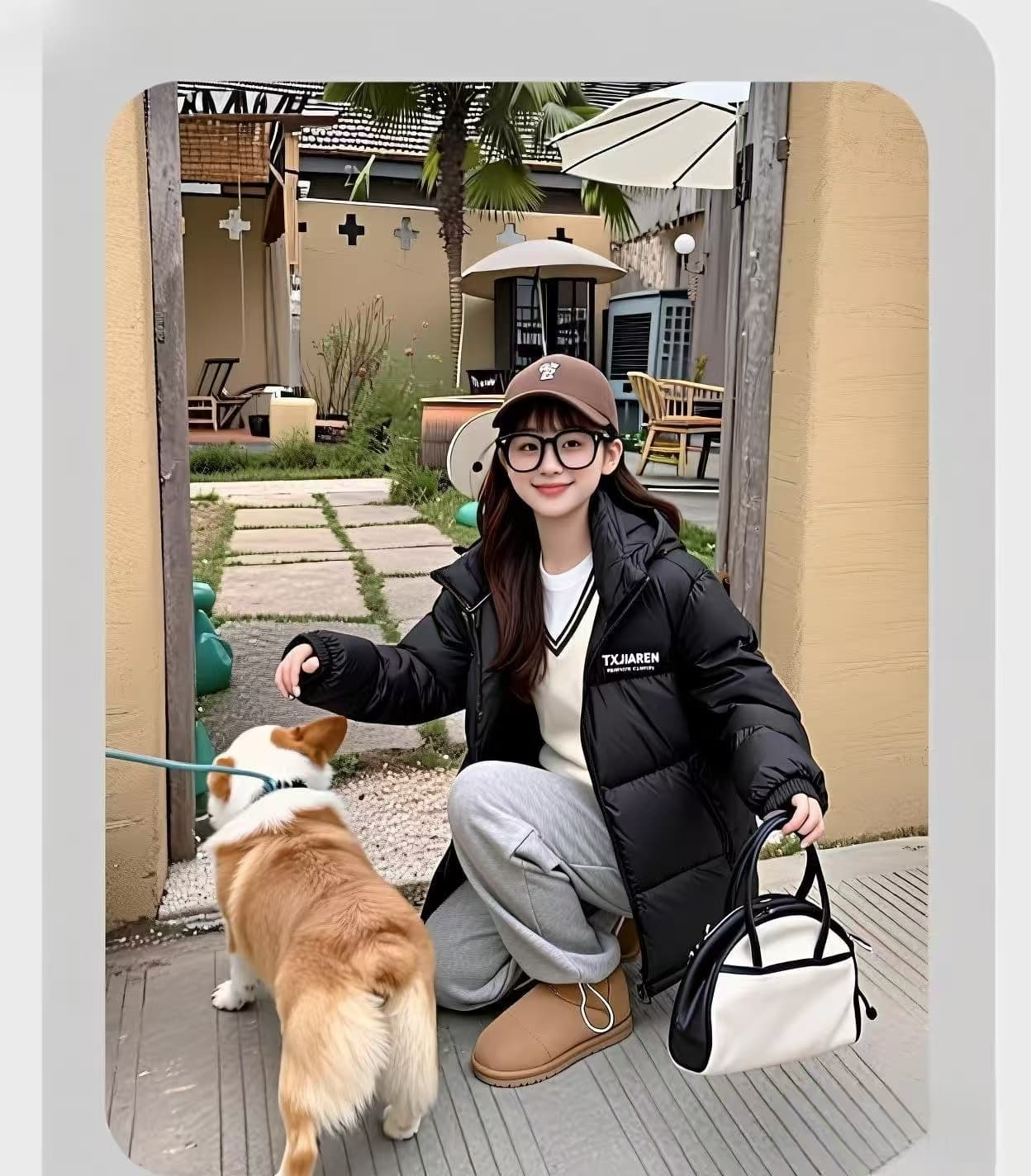 밝은 세계 가을 아래 면화 의류 여성 짧은 후드 2026 년 새로운 겨울 커플 남자 두꺼운 루즈핏 패딩 재킷 상세 이미지 8