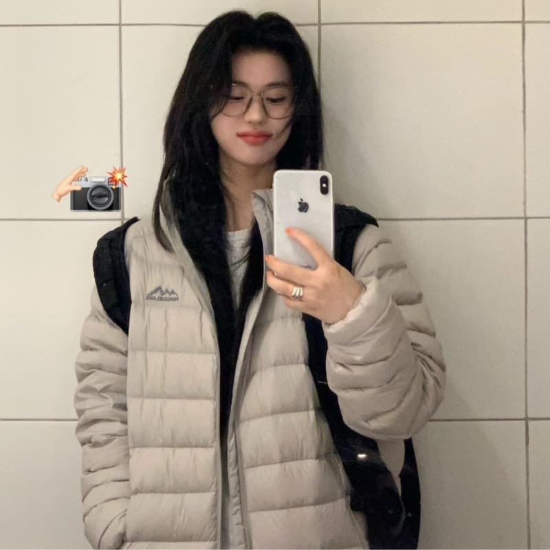 화이트 덕 다운 갈비 살 다운 재킷 여성 겨울 커플 재킷 얇고 가벼운 루즈핏 새로운 2026 후드 두꺼운 작은 키 상세 이미지 17
