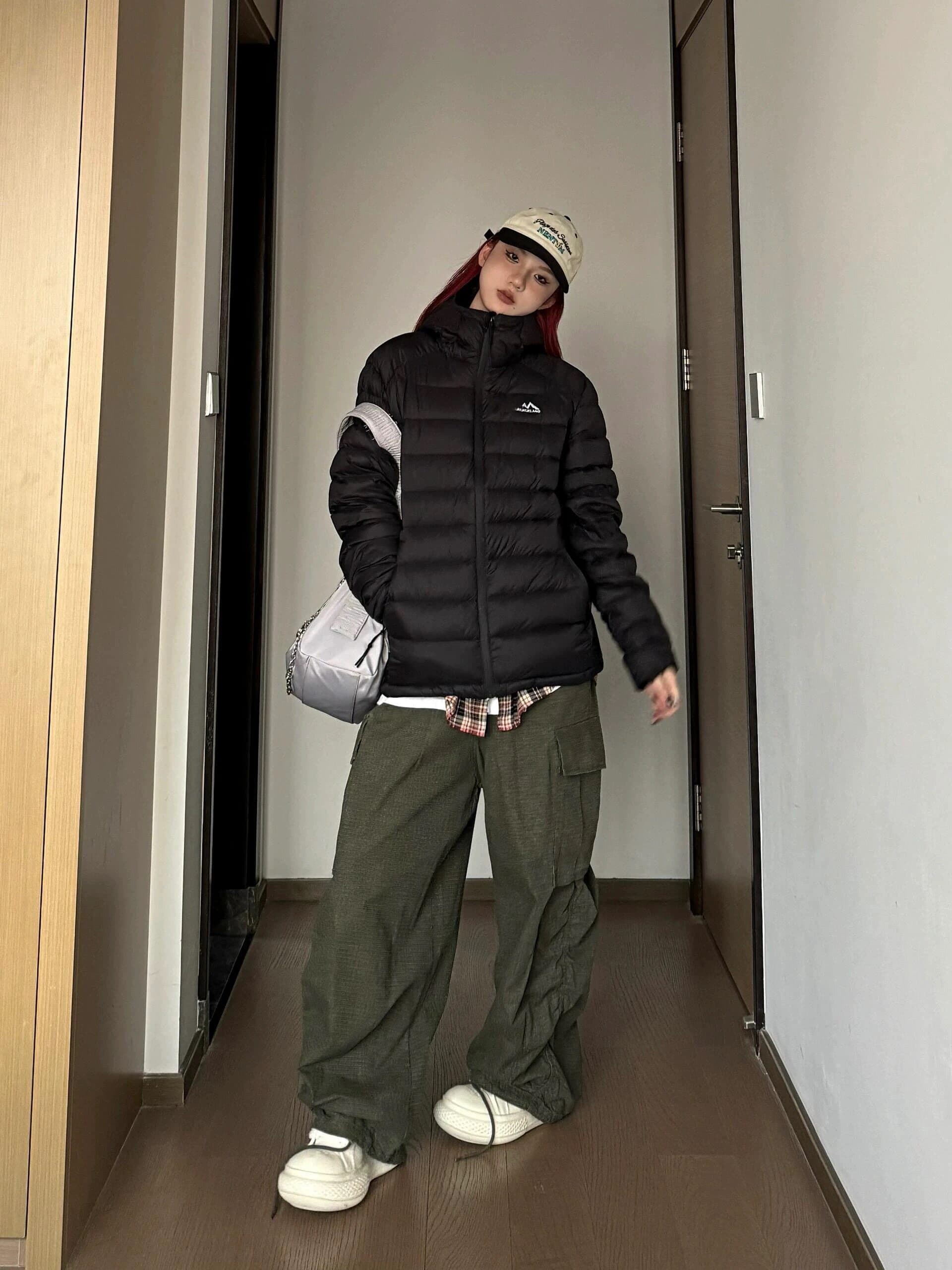 화이트 덕 다운 갈비 살 다운 재킷 여성 겨울 커플 재킷 얇고 가벼운 루즈핏 새로운 2026 후드 두꺼운 작은 키 상세 이미지 31