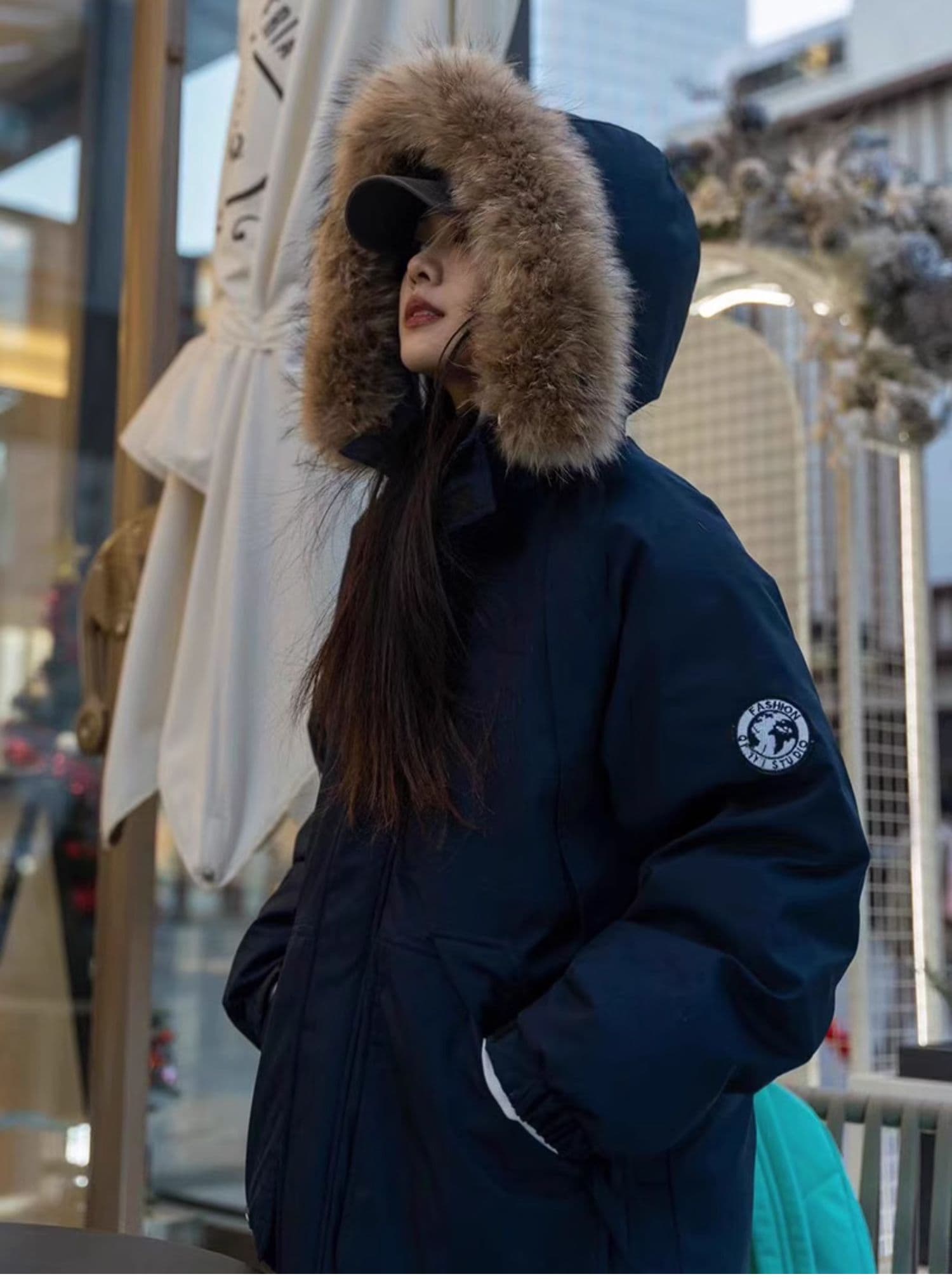 Parker 서비스 워크웨어 아래 면화 의류 여성 2026 새로운 고급 디자인 센스 작은 대중 oversize 재킷 상세 이미지 12