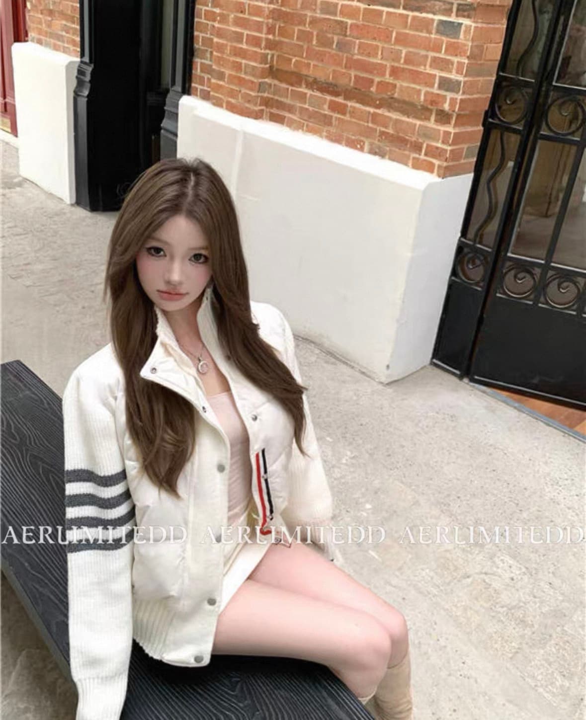 한 부서 학원 스타일 디자인 센스 패치워크 니트 면 의류 남녀 가을 겨울 고유 한 Chic 스탠드 칼라 얇고 가벼운 면 옷 재킷 상세 이미지 2