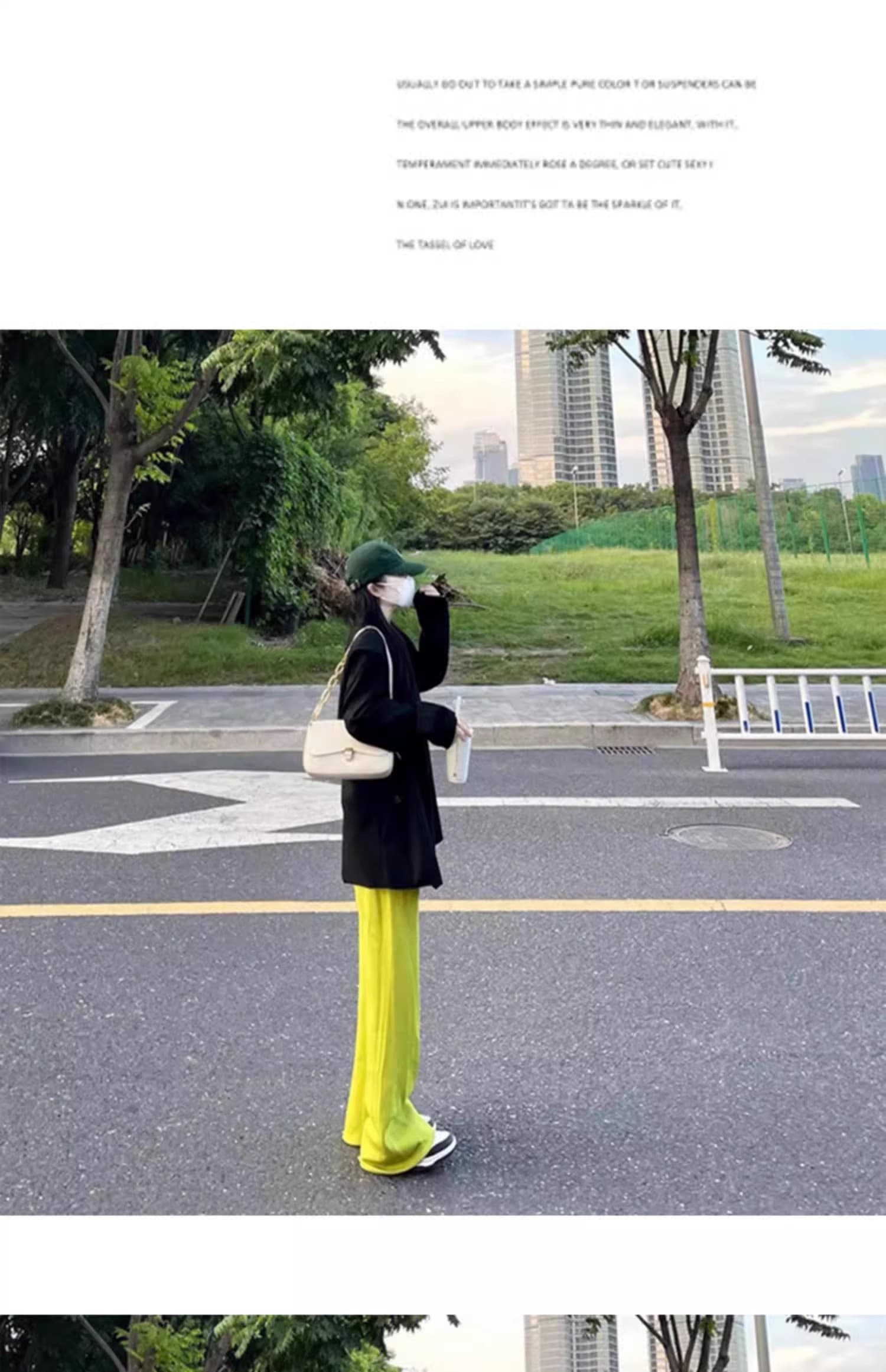 원본 것 검정색 정장 여성 코트 가을 한국 스타일 루즈핏 oversize 작은 키 정장 맨위 상세 이미지 8