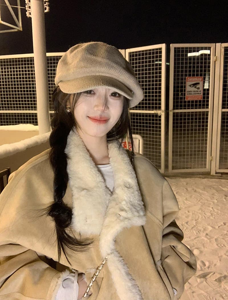 한 부서 흐름 지불 연령 감소 품격 다용도 재킷 고급 센스 보온 섹션 두꺼운 오픈 가디건 섹션 슈퍼 잘 생긴 여성 셔츠 상세 이미지 5