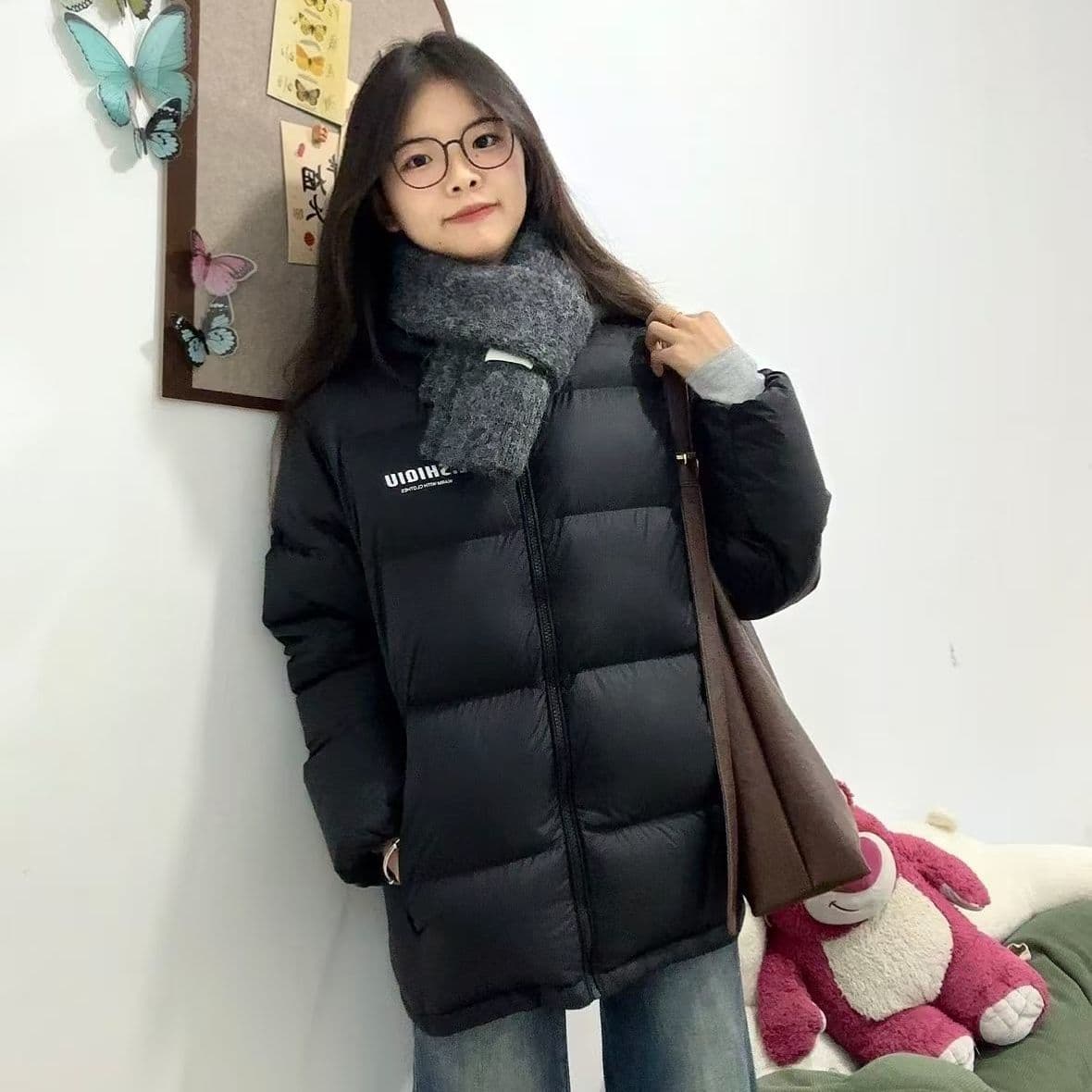 2026 겨울 작은 키 쇼트 스타일 다운 코트 면 의류 재킷 여자 겨울 두꺼운 학생 패딩 재킷 목화 진딧물 이미지 4