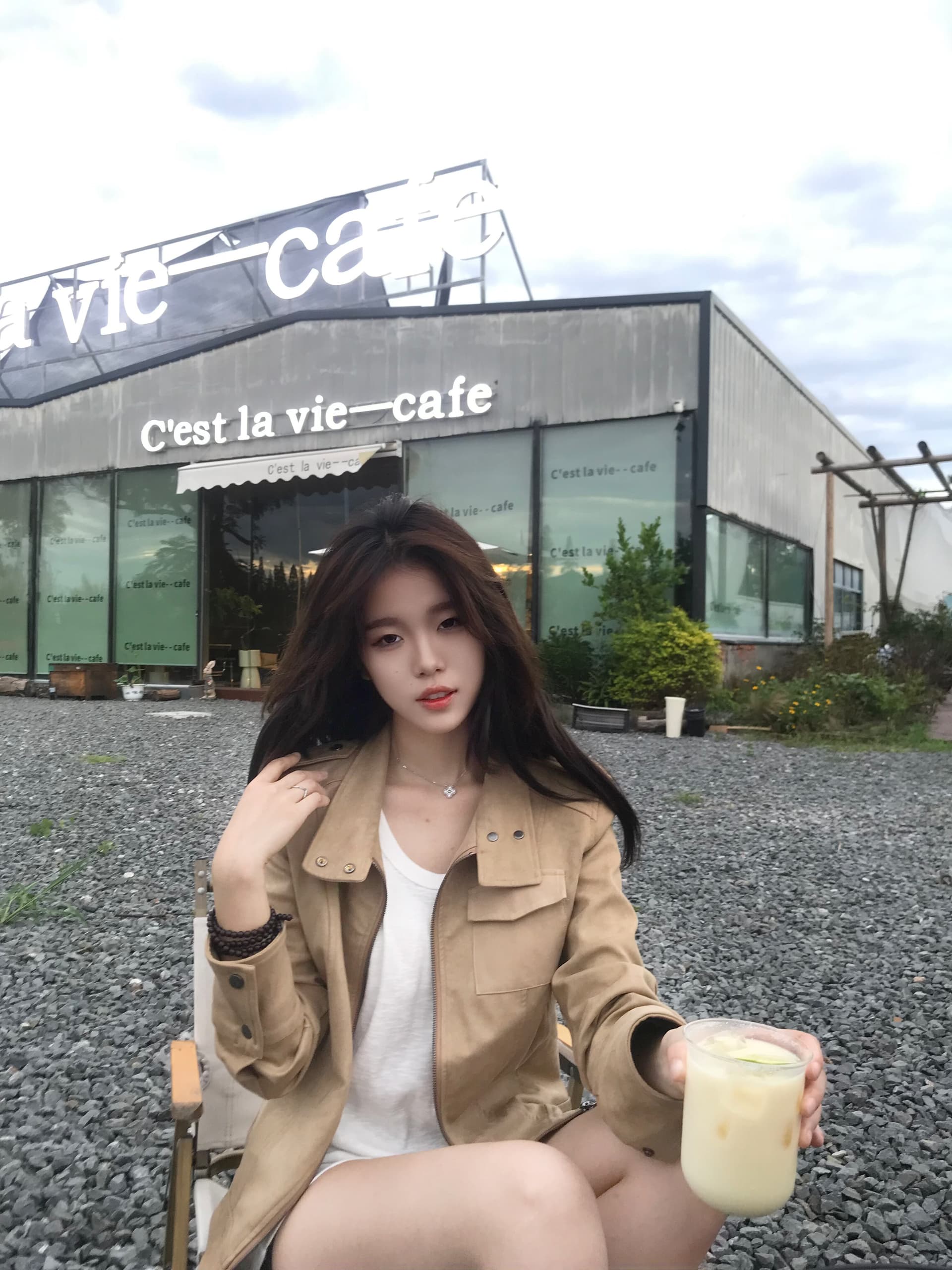 음과 천 골드 남자 도시 오래된 것들 아메리칸 레트로 쇼트 스타일 재킷 여성 코트 가을 겨울 이미지 2