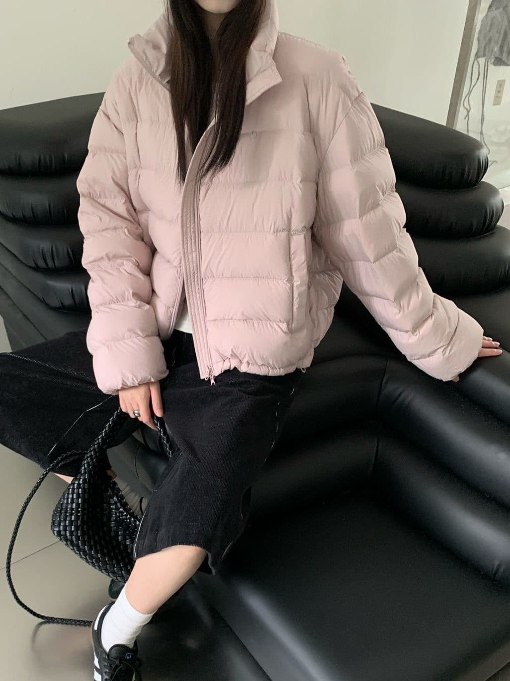 갈비 살 생선뼈 버블 푸 빵 면 의류 여성 부드러운 찹쌀 켄 콩 바람 스탠드 칼라 보온 루즈핏 작은 키 한국 스타일 재킷 상세 이미지 11