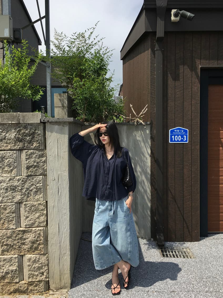 한국 chic 이른 가을 새로운 느긋한 루즈핏 디자인 센스 긴팔 셔츠 여성 셔츠 상세 이미지 5