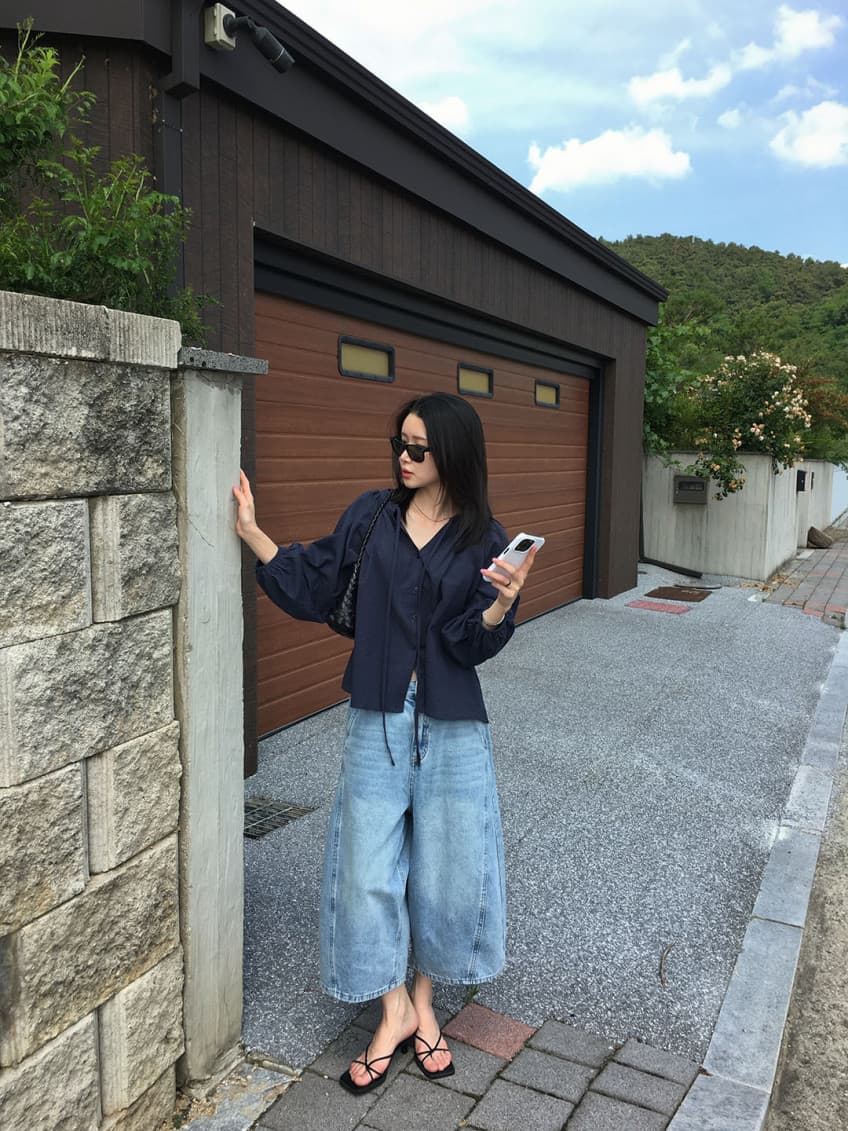 한국 chic 이른 가을 새로운 느긋한 루즈핏 디자인 센스 긴팔 셔츠 여성 셔츠 상세 이미지 14