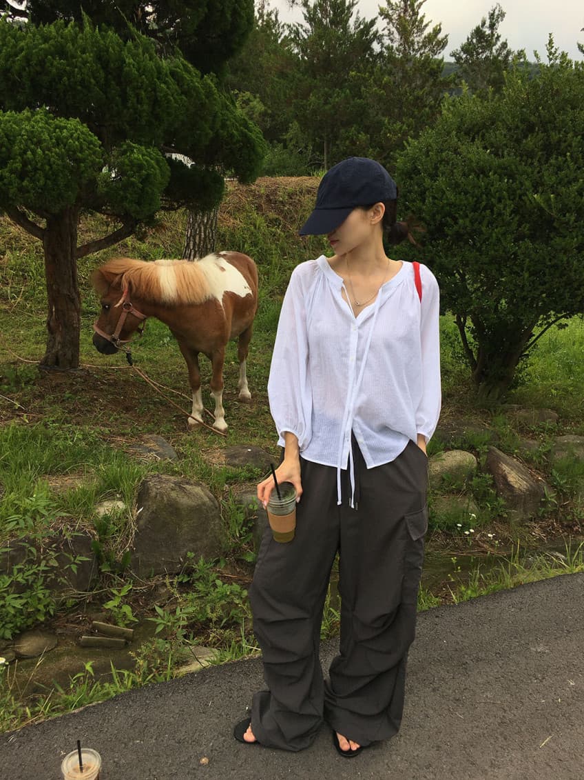 한국 chic 이른 가을 새로운 느긋한 루즈핏 디자인 센스 긴팔 셔츠 여성 셔츠 상세 이미지 27