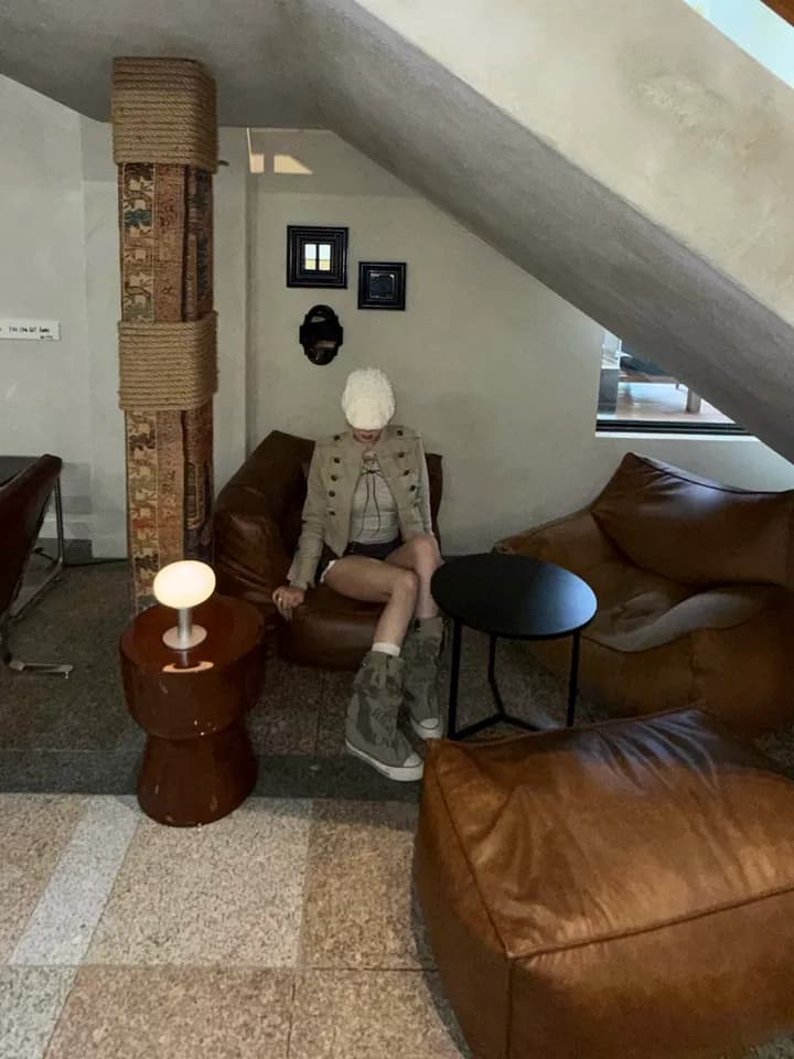 한국 스타일 chic 무거운 작업 작은 대중 개성 스탠드 칼라 재킷 7502 상세 이미지 7