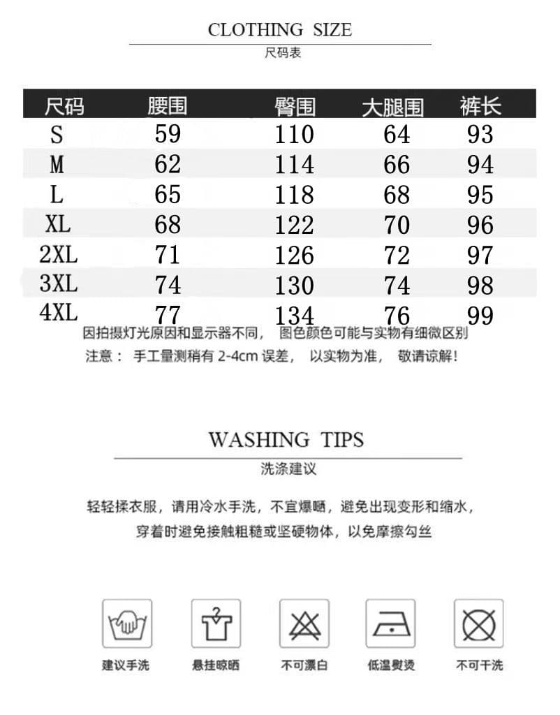빅 사이즈 순면 워싱 여름 일본식 다용도 허리밴드 넓은 다리 캐주얼 바지 표지 넓적 다리 슬림해 보이는 캐주얼 9부 바지 상세 이미지 6