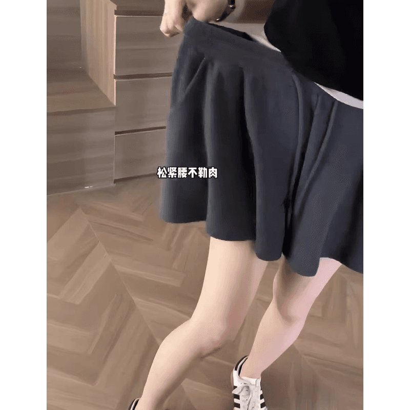 빅 사이즈 아메리칸 높음 거리 여름 캐주얼 운동 반바지 발레 바람 바지 슬림해 보이는 다용도 핫 바지 도루 센스 바지 외출용 이미지 4
