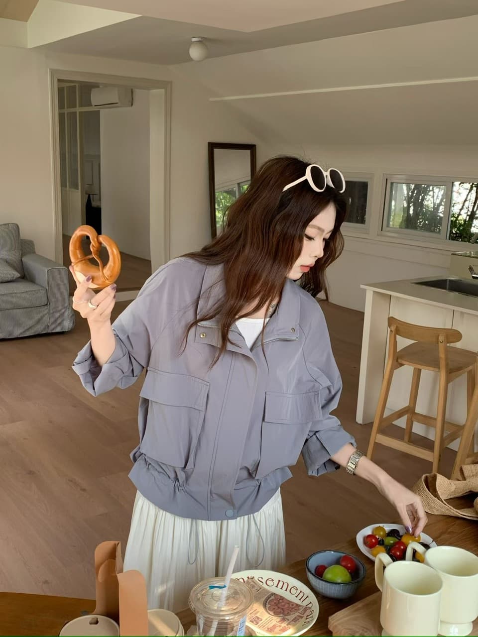 한국 스타일 재킷 상세 이미지 1