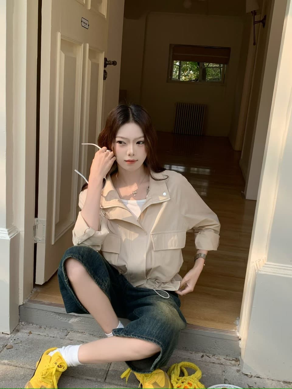 한국 스타일 재킷 상세 이미지 3