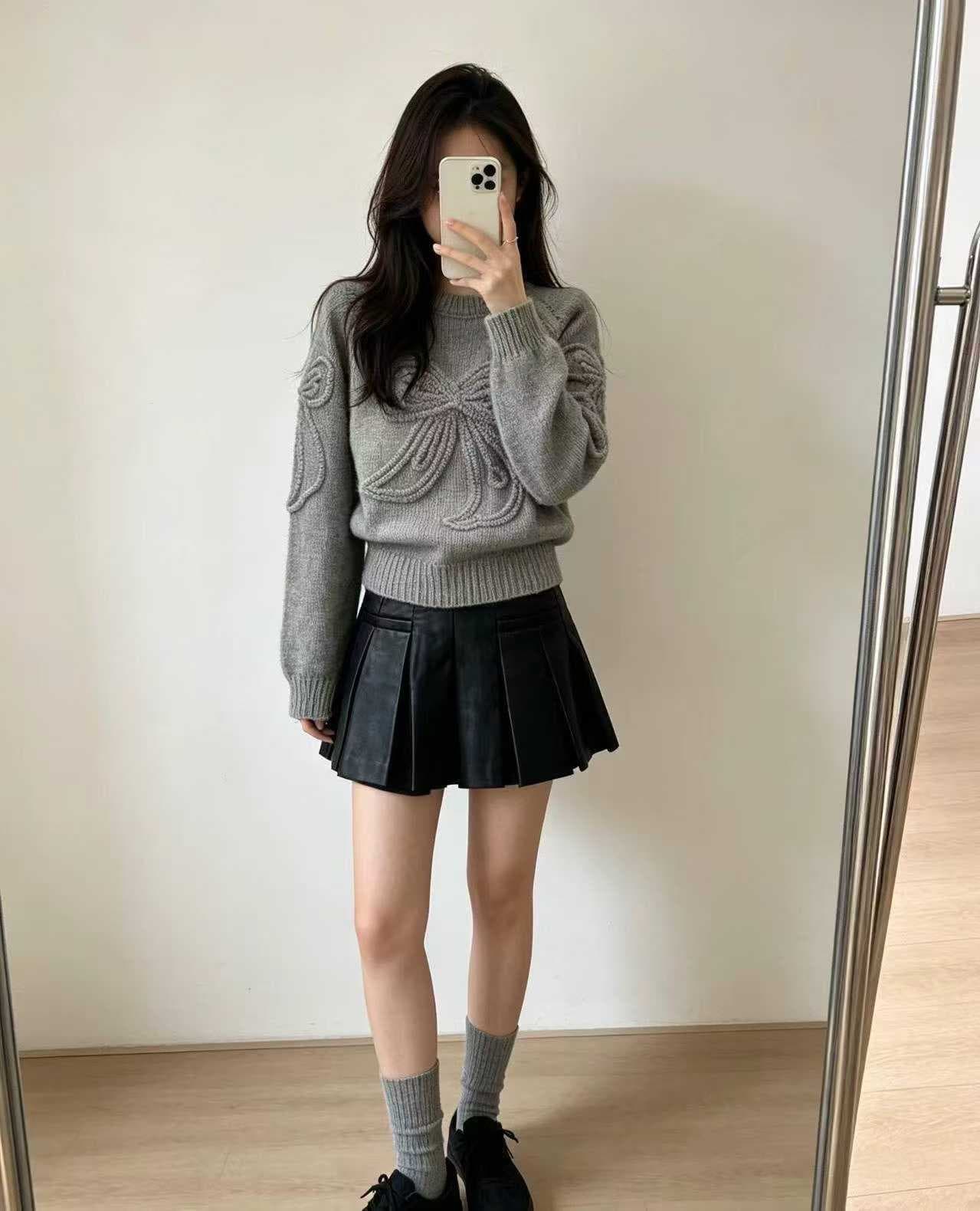 한국 스타일 스웨터 상세 이미지 2