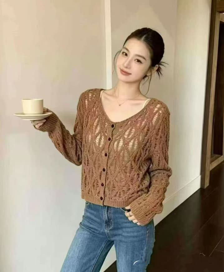 한국 스타일 스웨터 상세 이미지 1