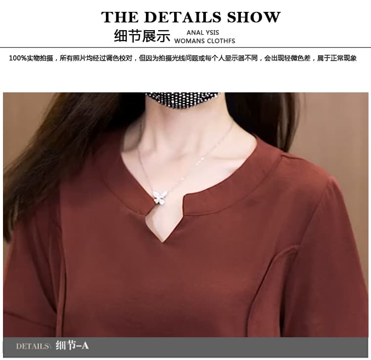 실사 2026 년 외국 가스 빅 사이즈 여성 의류 세트 지방 mm 패션 루즈핏 슬림해 보이는 와이드 레그 팬츠 투피스 세트 상세 이미지 21