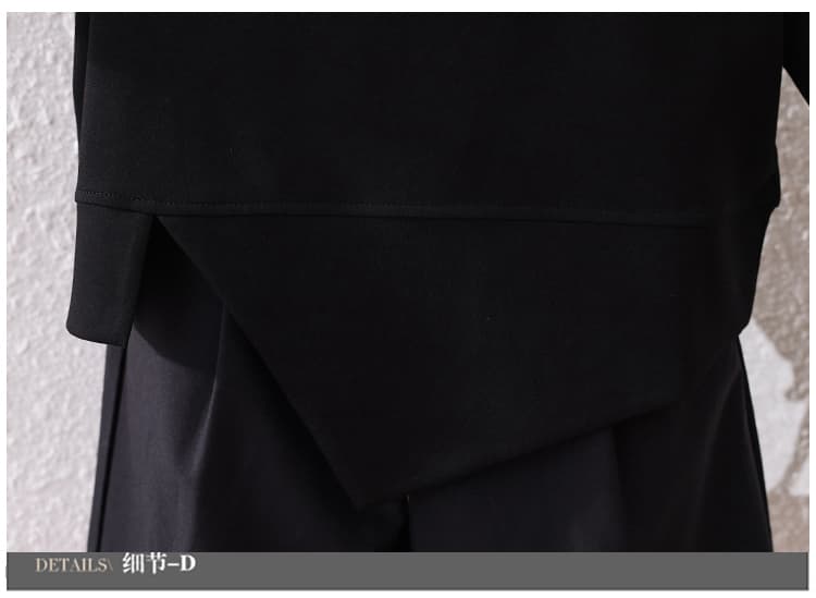 실사 2026 가을 새로운 후드티 지방 mm 미니멀리즘 패션 루즈핏 표지 고기 슬림해 보이는 맨위 다용도 티셔츠 상세 이미지 23