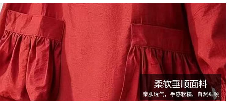 실사 2026 여름 드레스 새로운 패션 미니멀리즘 루즈핏 종류 지방 mm 외국 가스 작은 셔츠 품격 슬림해 보이는 빅 사이즈 맨위 상세 이미지 6
