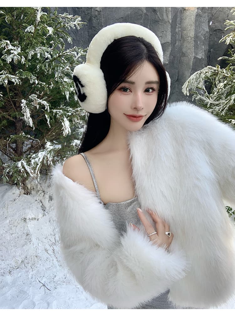 실사 겨울 한국 스타일 새로운 모방 여우털 모피 조끼 여자 두꺼운 환경 보호 모피 외부 가져 가라. 솜을 넣은 재킷 상세 이미지 22