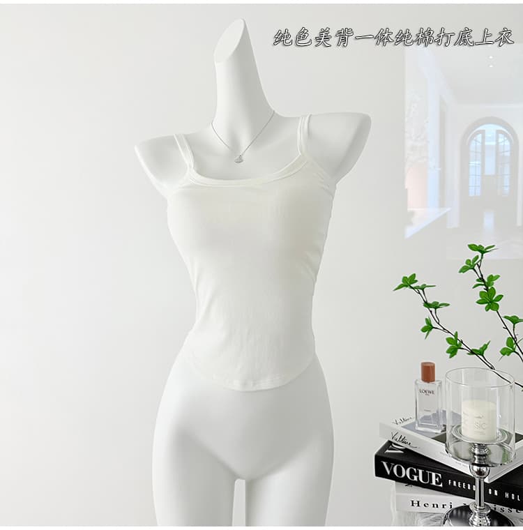 실사 여름 새로운 달콤한 핫걸 레이스 레이스 섹시함 순수한 욕망 벨트 가슴 패드 아름다움 뒤로 조끼 슬립 맨위 상세 이미지 5
