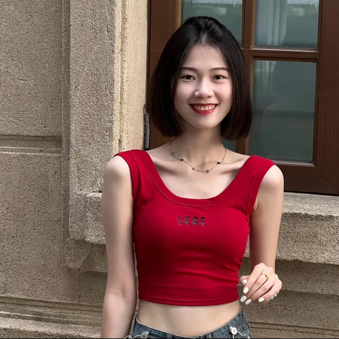 여름 새로운 다용도 나만의 것을 가져와 라. 가슴 패드 작은 조끼 레트로 찢어진 부분 얇은 스타일 데님 멜빵 바지 세트 상세 이미지 16