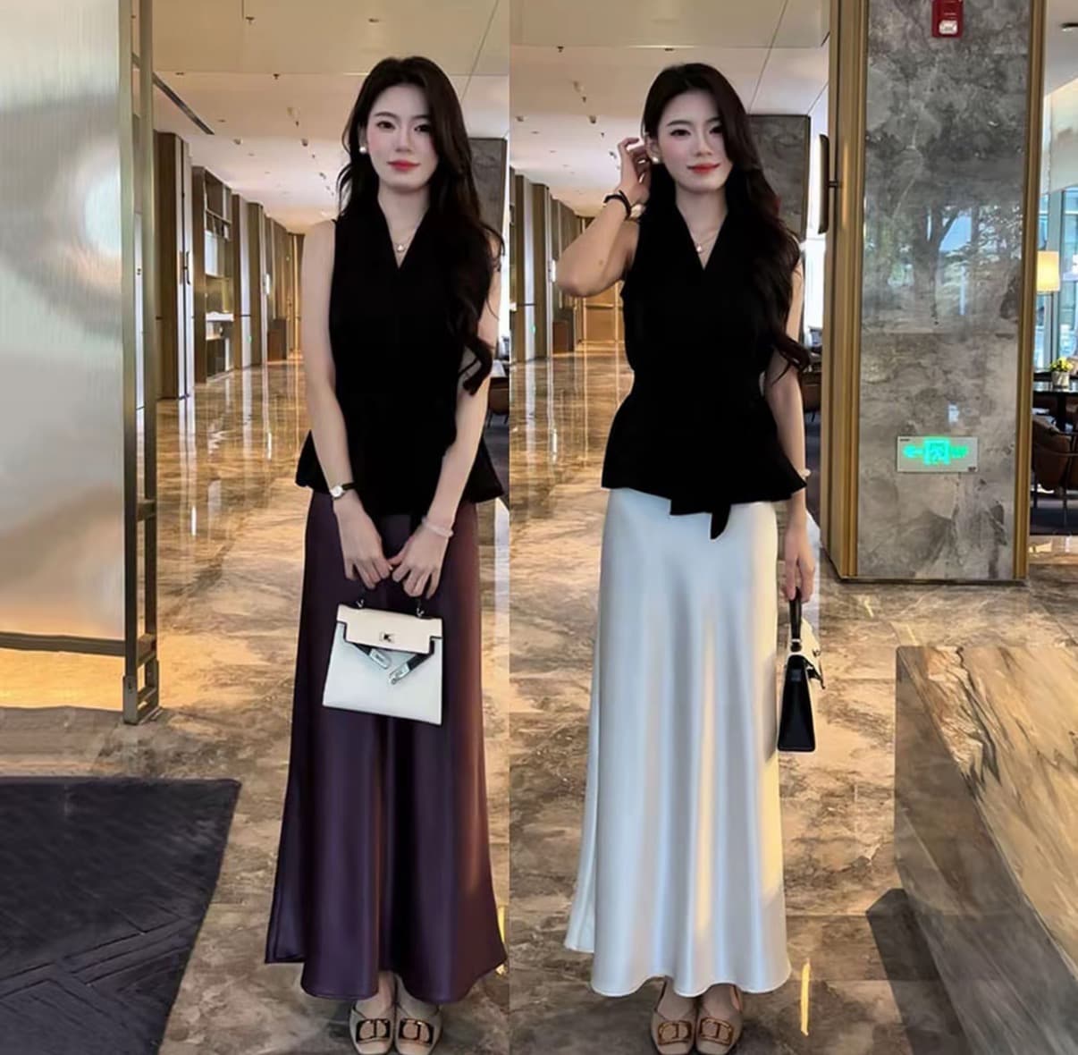레트로 품격 V넥 스트랩 디자인 센스 몸매 가꾸기 슬림해 보이는 고급 센스 셔츠 맨위 이미지 3