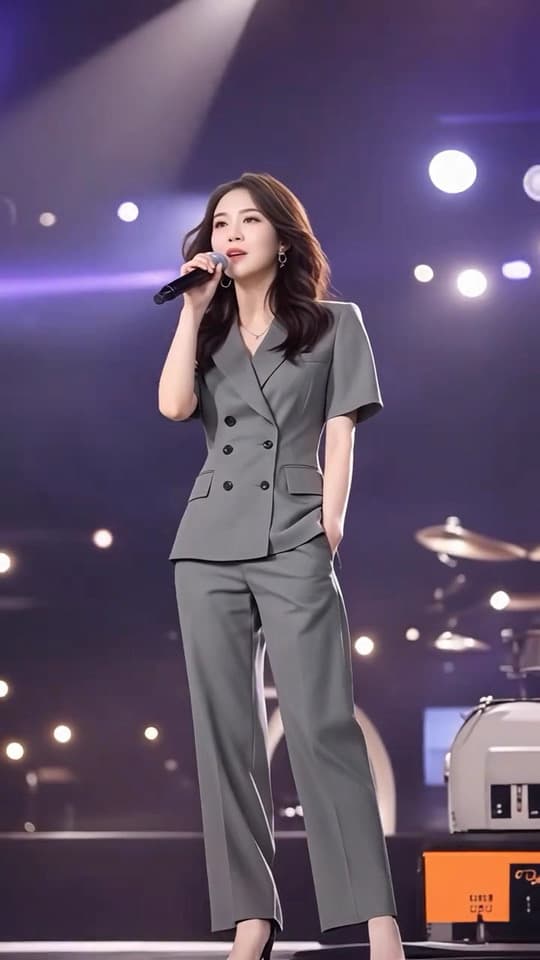 2026 새로운 전체 집합 여름 드레스 착용 가져 가라. 세트 품격 숙련 된 여성 의류 정장 맨위 바지 투피스 세트 상세 이미지 4