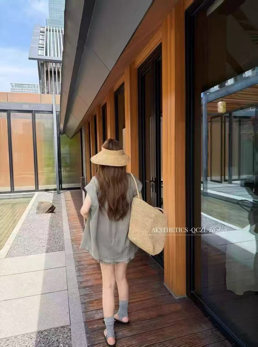 2026 년 새로운 빛 요리 한 미니멀리즘 바람 느슨함 센스 루즈핏 민소매 맨위 조끼 허리밴드 반바지 3종 세트 상세 이미지 2